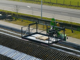 Asbest werkkooi voor verreiker huren